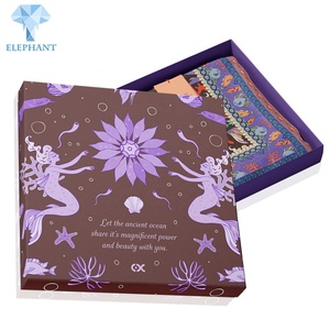 Custom Logo Printing Personalised Eco Friendly Scarf Hijab Gift Packaging <b>Box</b> - Product Image 3