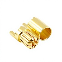 Connecteur pour avions modèles Amass GC6510-M/GC6510-F, fiche banane 65 mm en cuivre pur pour moteurs et ESC