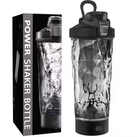 Mixeur Électrique Portable 20oz Rechargeable USB-C, Bouteille Shaker Électrique Automatique pour Boissons Chaudes et Shakers Protéinés