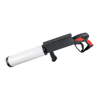 Pistolet à colonne de fumée CO2 50W, machine à brouillard à glace sèche, contrôle manuel, effet de scène DJ, lumière multicolore, corps en aluminium