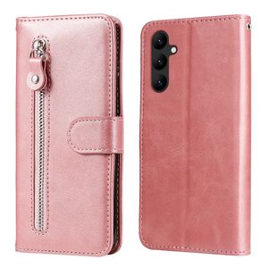 Funda tipo cartera con diseño de cremallera para <span class=keywords><strong>Samsung</strong></span> <span class=keywords><strong>Galaxy</strong></span> S23/S24/A24 4G, funda tipo libro para Xiaomi POCO X5 PRO 5G - Product Image 2