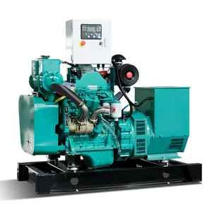 New CCS Certificate 50Hz 6BT5.9-GM83 Engine 50kw 75kw 80kva Diesel Marine Generator