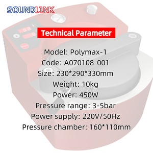 Dreve <span class=keywords><strong>Polymax</strong></span> 1, autocuiseur métallique pour la fabrication d'embouts auriculaires en silicone souple - Product Image 3