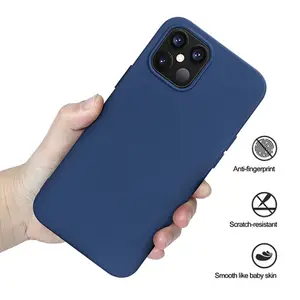 Capa de silicone líquido para celular, capa de microfibra original à prova de choque com logotipo personalizado para iphone 15 14 13 12 Plus Pro Max