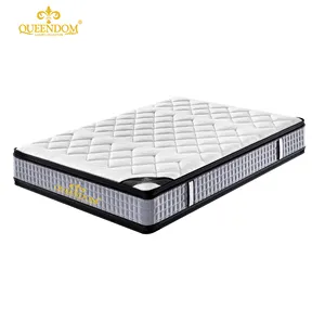 Double sides used Pocket spring pillow top mattress bed mattress manufacture