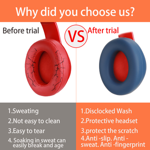 Adecuado para funda de auriculares <span class=keywords><strong>Beats</strong></span> <span class=keywords><strong>Studio</strong></span> <span class=keywords><strong>3</strong></span>, funda de silicona para auriculares montada en la cabeza, funda protectora de silicona para auriculares - Product Image 2