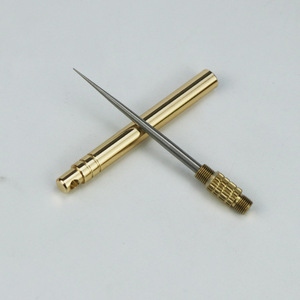 Cure-dents en titane 12 cm, manche en métal, outil EDC durable pour l'extérieur - Product Image 1