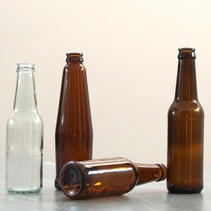 Bouteilles en verre ambré de 250 ml, 300 ml, 330 ml, 500 ml avec bouchon métallique pour <span class=keywords><strong>Tequila</strong></span>, Vodka, Whisky, Vin, Bière - Product Image 3