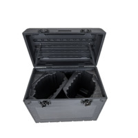 Estuche de luz con cabezal móvil de plástico personalizado barato y ligero para estuche de vuelo impermeable 280 Estuche de vuelo de plástico extraíble PE ABS
