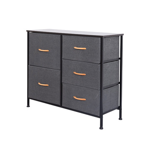 Gabinete de Almacenamiento con Cajón de Tela Extraíble para Dormitorio Organizador de Clóset Cómoda - Product Image 1