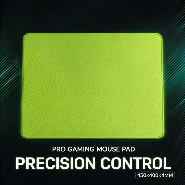 Super Grip Smooth Cloth Control Surface Gaming Mouse Pads Water Resistant Coating Poron Foam Base Gaming Speed E-sports Mousepad