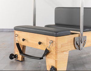 Reformadores de Pilates de roble de alta calidad, máquina de Fitness de gimnasio clásica barata para entrenamientos en Casa, reformador de Pilates - Product Image 3