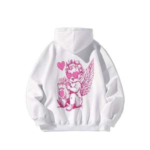 Custom image Unisex Customized Outdoor Fleece <b>Hoodie</b> with Drawstring Personalized Services - Product Image 2