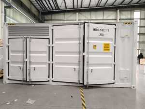 Sistema de Almacenamiento de Energía Solar Lifepo4 de 20 pies y 1 MWh con Enfriamiento por Aire  Contenedor con Sistema Integrado de Supresión de Incendios BMS e <span class=keywords><strong>Inversor</strong></span> Deye - Product Image 2