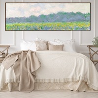 Peinture murale encadrée inspirée de Van Gogh, style Monet, pour chambre à coucher, chevet, salon, décoration minimaliste impressionniste