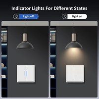 ABUK Haut de Gamme Câblage Rapide Décoratif PC Panneau Mat UE Prises USB Gris Lumière Électrique Mur Poussoir Interrupteur et Prise