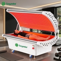 Système de luminothérapie rouge et NIR haute puissance Suyzeko 510K homologué pour la récupération sportive, la remise en forme et la combustion des graisses - Lit de luminothérapie rouge