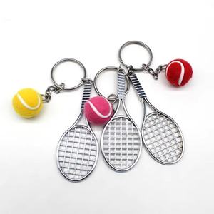 Sports Competition Tennis Racket Keychain Ball <b>Keyring</b> Key <b>Ring</b> Key Chain for Tennis Sport Souvenir Gift - Product Image 5