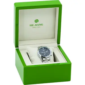 Caixa de relógio de design sanfeng 2022 oem/mm, caixa pequena de relógio de madeira com impressão visual