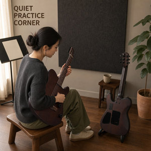 EARTHGRACE E-Gitarre für professionelle Musiker mit geräuscharmem Rahmen und Hals aus afrikanischem Mahagoni D-K7 - Product Image 6