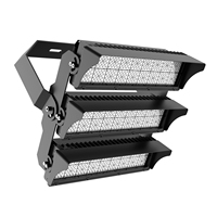 Lampu Sorot LED Modular 250W dengan Braket Baja Anti Karat IP65, Garansi 5 Tahun, Sudut Sorot 15-90° untuk Stadion Olahraga Luar Ruangan