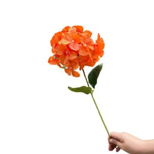 Single Branch <b>Artificial</b> <b>Hydrangea</b> Silk Flower DZXQ 01 High Simulation Wedding Home Decor Reusable - Product Image 5