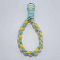 Correa de Dacrón de Color Caramelo de Moda, Correa Corta con Gancho Desmontable, Resistente al Agua, Correa Universal para Teléfono Celular, para Dispositivos Móviles