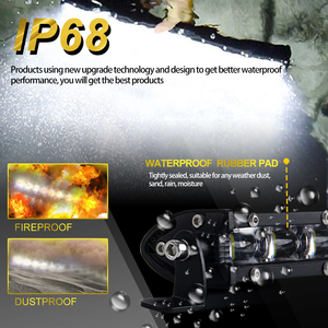 Commercio all'ingrosso Sottile Impermeabile A Lunga Distanza Ip68 <span class=keywords><strong>12</strong></span> <span class=keywords><strong>Volt</strong></span> 20 Pollici Singola Fila Ha Condotto La Luce Bar <span class=keywords><strong>Per</strong></span> <span class=keywords><strong>Auto</strong></span> - Product Image 3