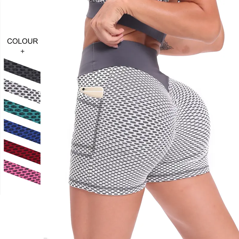Womens Workout Shorts Set Tennis With Suns Ladies Running Yoga Gym Sexy Sports Seamless High Waist See Through Short
