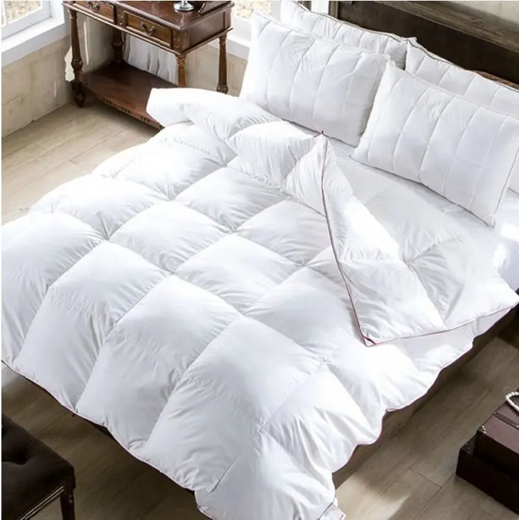 Five star hotel standard summer light quit 90% white goose down duvet comforter for hotel