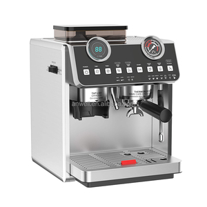 เครื่องชงกาแฟ ANWELL รุ่น Heavy Duty High End สไตล์อิตาเลียนย้อนยุค 3 in 1 ขนาดใหญ่ หัวชง 58 มม. แบบ Dual Wand สำหรับทำเอสเพรสโซและลาเต้ 20 บาร์ - Product Image 3