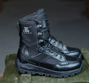 Bottes tactiques SFB8 marron, sans zip latéral, tailles 36-48, stock multi-tailles, bottes longues, bottes tactiques - Product Image 3