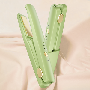 Piastra per capelli ricaricabile USB portatile Mini Wireless con rivestimento in ceramica - Product Image 3