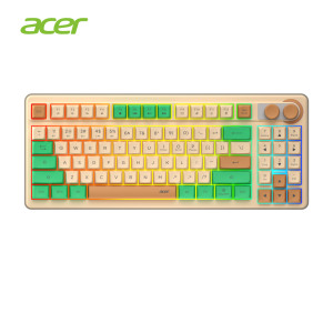 <span class=keywords><strong>Acer</strong></span> OKR234 Clavier Thri-mode sans fil 2.4Ghz Double boutons de contrôle Lumière LED 90 touches Durée de vie de la batterie - Product Image 2