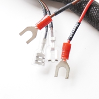 Adaptor Kabel Tembaga Berlapis Timah 2-Pin Shanyou Electronic dengan Selubung Isolasi PVC, Panjang 1 Meter, Tegangan 12V, IP44 untuk Mobil