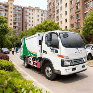 รถบรรทุก<span class=keywords><strong>ขยะ</strong></span>ตักท้าย 10 ตัน เครื่องยนต์ดีเซลยูโร 6 เกียร์ธรรมดา 4x2 พร้อมระบบอัดไฮดรอลิก ปั๊มมอเตอร์ - Product Image 1