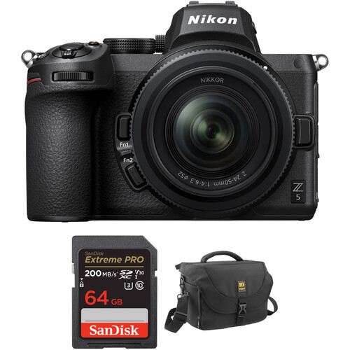 Stored Nikons Z5 Mirrorless Camera with 24-50mm Lens and Accessories Kit