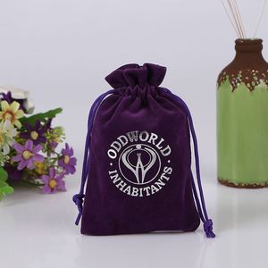 Velvet <b>Drawstring</b> <b>Pouch</b> for Jewellery for Watches Necklaces Rings and Gems Recyclable for Promotions - Product Image 6