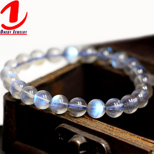 Chất lượng cao bán buôn số lượng lớn thời trang đá quý tự nhiên 7a <span class=keywords><strong>labradorite</strong></span> vòng đeo tay tinh thể chip vòng đeo tay đá tự nhiên vòng đeo tay - Product Image 4