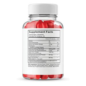 Gummies amincissants détoxifiantes brûle-graisses sans sucre, véganes, au cidre de pomme, Keto, pour adultes, marque privée OEM/ODM - Product Image 6