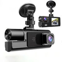 Caméra de tableau de bord NOVUS à double objectif 4K avec écran de 2 pouces, installation facile, enregistrement grand angle jour/nuit et fonctions de sécurité