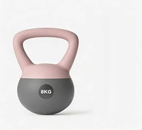 Pesa Rusa Ergonómica de 8 kg para Entrenamiento de Fuerza, Diseño Minimalista y Estético, para el Hogar