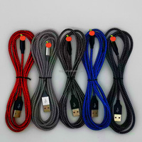 Cable de Datos Tipo-C BJC Blanco Trenzado de Nailon con Conductor de Cobre Puro, Carga Rápida, Conector USB-A de Aleación de Aluminio para Teléfono Móvil