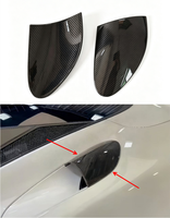 Panneau de décoration de sortie d'air pour garde-boue arrière en fibre de carbone sèche style Novite-C pour McLaren GT Préimprégné