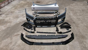 Kits de pare-chocs avant pour <span class=keywords><strong>Audi</strong></span> Q5 SQ5 2018-2021, mise à niveau de style RSQ5, kits de carrosserie avec lèvre avant, kit de conversion - Product Image 2