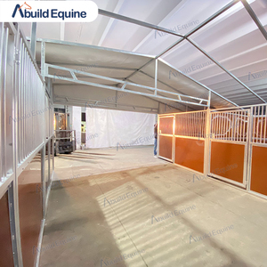 Abuild Ferme légère facile à caler Clôture temporaire en acier Écuries portables avec panneau HDPE - Product Image 4