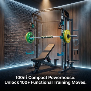 Paquete de Zona de Entrenamiento Funcional VIGFIT Profesional de 100 m² con Racks, Bancos y Almacenamiento para Gimnasio o Estudio Comercial - Product Image 2