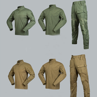 Ensemble complet de costumes de grenouille RipStop Ensembles d'uniformes tactiques 3 pièces Costume de grenouille à manches longues