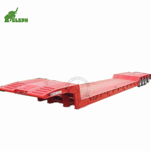 Giường thấp Giao thông vận tải con lăn loại <span class=keywords><strong>container</strong></span> 40T nặng <span class=keywords><strong>roro</strong></span> cổ ngỗng mafi thuyền Trailer bán - Product Image 5