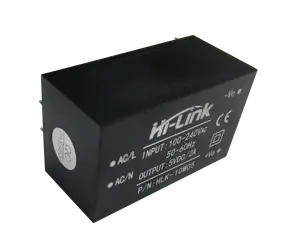 Hi-Link CE/RoHS HLK-10M05 AC To DC Isolated Converter 5v 10w 2A Step Down Mini Power Supply Module Household EV Charging